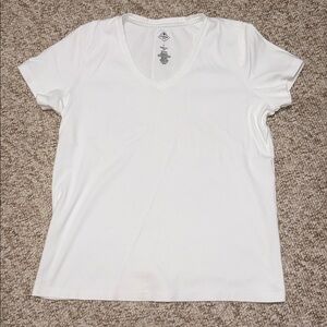 St. John's Bay Classic White V-Neck Tee